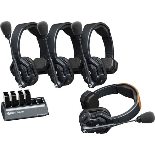 Hollyland Solidcom SE Global 4S 4-Person Full-Duplex Single-Ear Noise-Canceling Headset Intercom 3