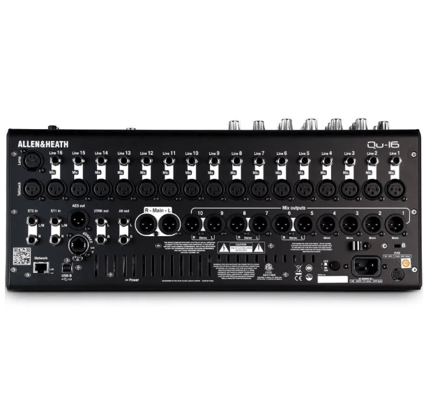 Mezclador digital Allen & Heath QU16 fader motorizados2