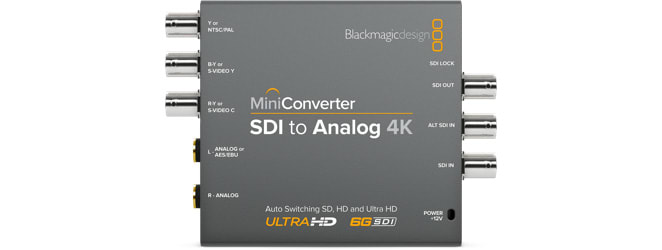Blackmagic Design Mini Converter SDI to Analog 4K 0
