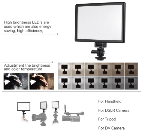 Viltrox VL-116T Panel LED delgado CRI-95 3300K-5600K1