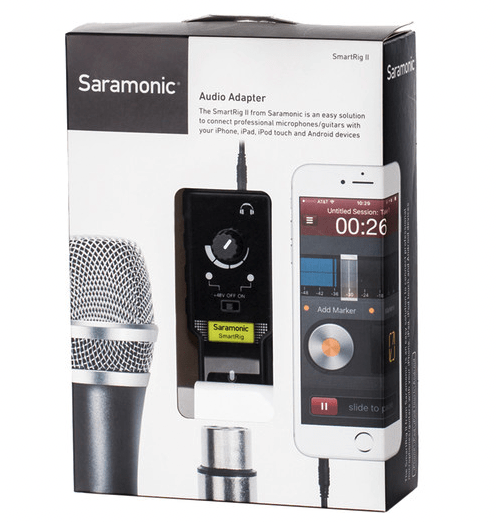 SARAMONIC Smartrig II + Mixer 2 XLR para DSLR y Smartphones2