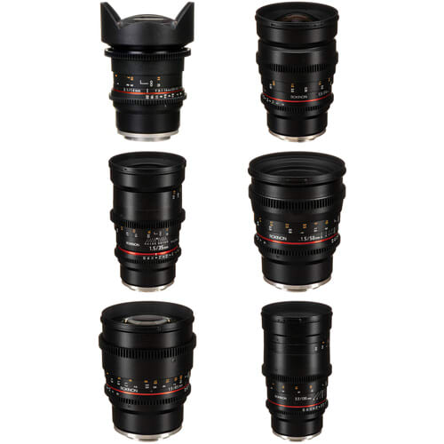 Rokinon Cine DS 6 Lens Kit with Sony E Mount 2
