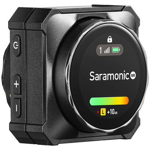 Saramonic Blink Me Kit micrófono inalámbrico con clip para 2 personas con pantallas táctiles3