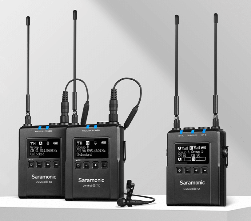 Saramonic Kit UwMic9s Kit2 Micrófono Lavalier Inalámbrico doble 0