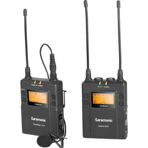 SARAMONIC Sistema de micrófono Lavalier inalámbrico, 1 Receptor y 1 transmisor.6