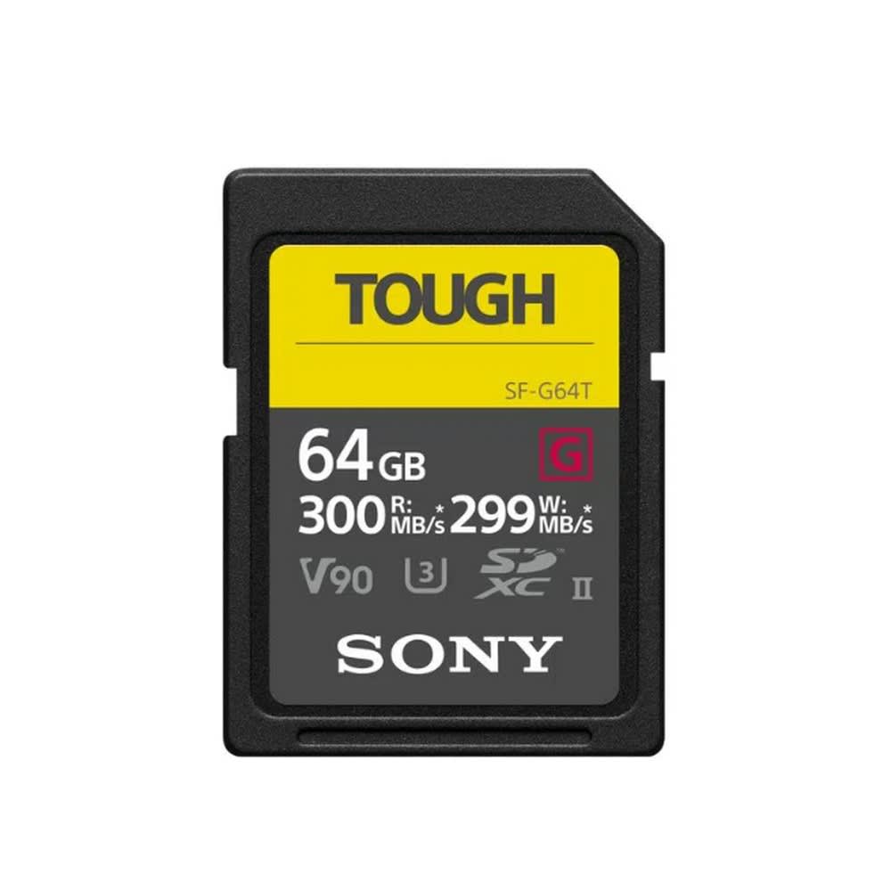 Sony Serie SF-G 64GB con especificación TOUGH 1