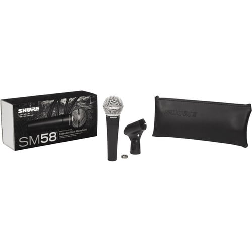 Shure SM58 LC Micrófono Dinámico Cardioide vocal 0