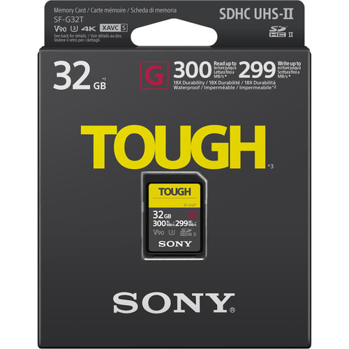 Sony 32GB SF-G TOUGH Series UHS-II SDHC Memory Card7