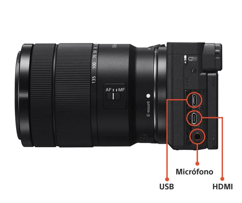 Sony a6400 Mirrorless Camara con Lente 18-135mm f/3.5-5.62