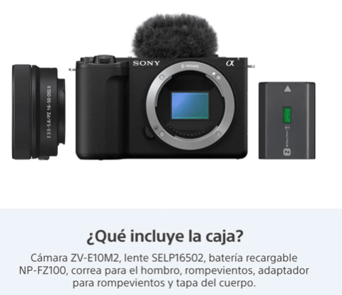 Sony ZV-E10 II Mirrorless Camera with 16-50mm Lens (Black)6