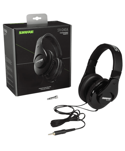 Shure SRH240A Audífonos de monitoreo calidad profesional 1