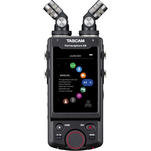 TASCAM PortaCapture X8 Grabadora de Campo Multipista de 8 Canales y 32 Bits Flotante6