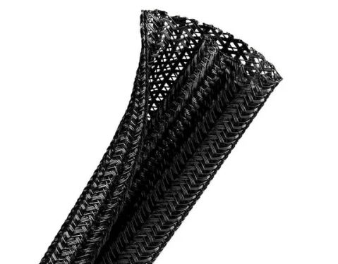 TECHFLEX F6N0.50BK malla trenzada semirrígida negra (x Metro)2