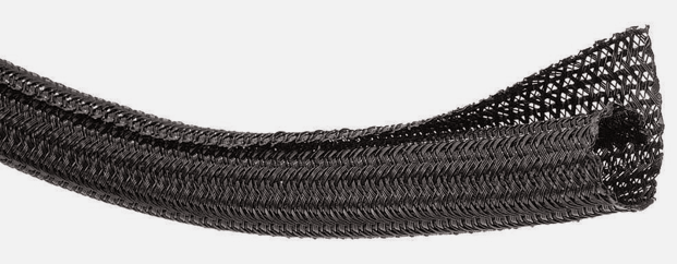 TECHFLEX F6N0.50BK malla trenzada semirrígida negra (x Metro)5