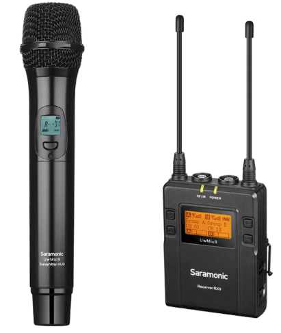 Saramonic UwMic9 Kit 4 micrófono Mano inalámbrico 0