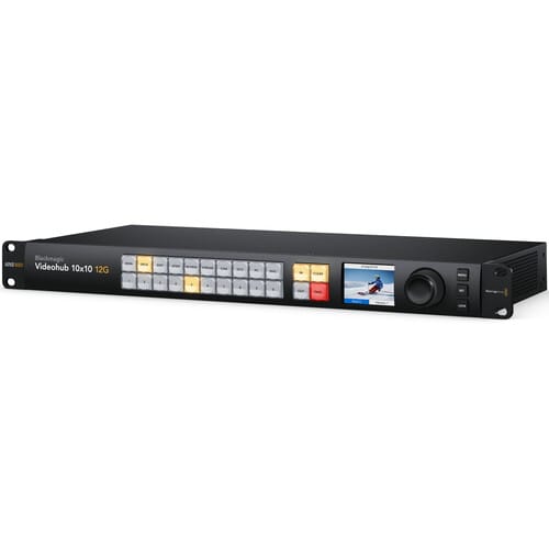 Blackmagic Design Videohub 10x10 12G Zero-Latency Video Router3