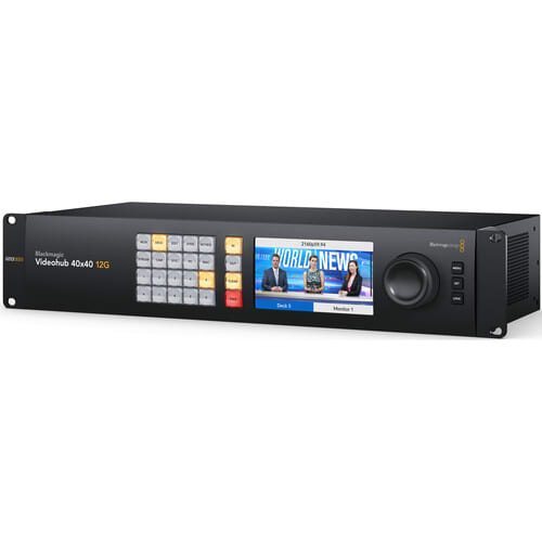 Blackmagic Design Videohub 40x40 12G Zero-Latency Video Router3