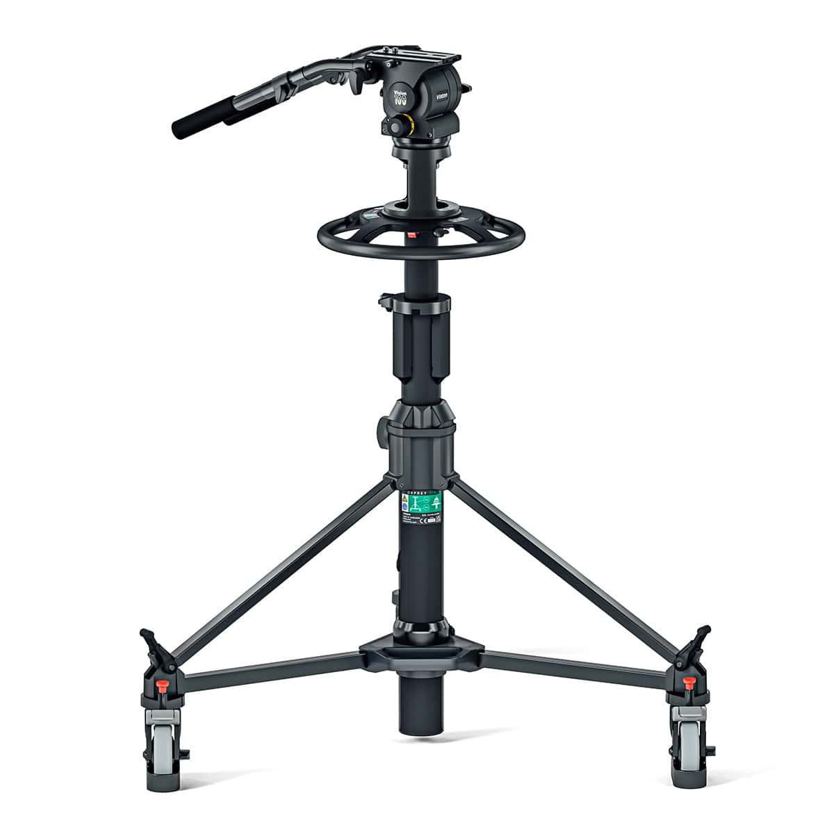 VINTEN Vision 100 Fluid Head with Osprey Lite Pedestal System 0