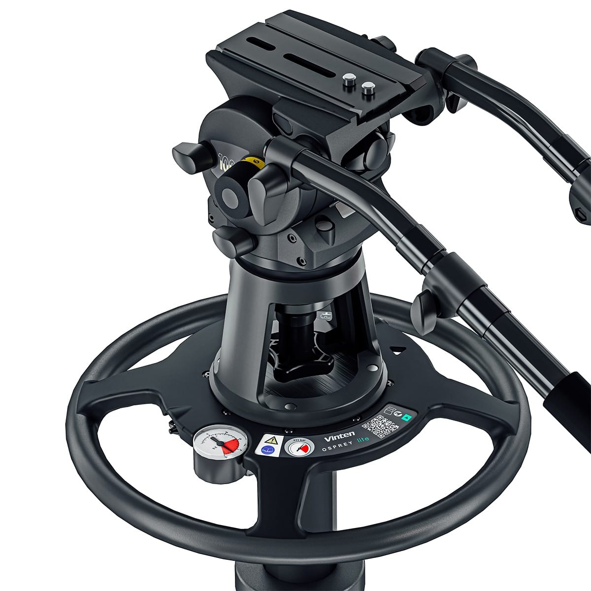 VINTEN Vision 100 Fluid Head with Osprey Lite Pedestal System4