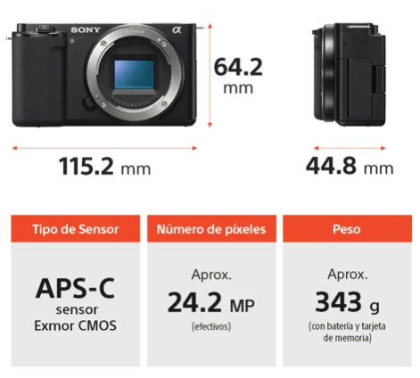 Sony ZV-E10K Mirrorless Camera con Lente 16-50mm f/3.5-5.6 II (Negro)2