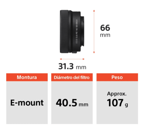 Sony ZV-E10K Mirrorless Camera con Lente 16-50mm f/3.5-5.6 II (Negro)8