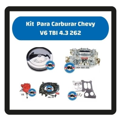Kit Mejora Chevy para Carburar Motor TBI V6 TBi 4.3cc o 262cu