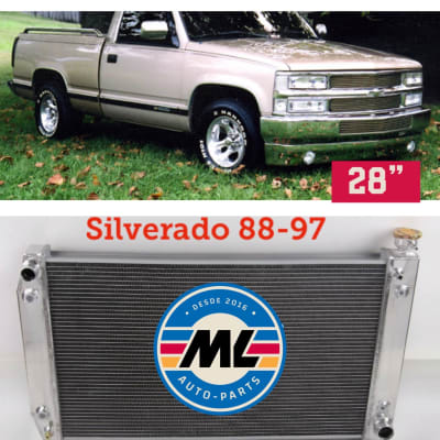Radiador Silverado 88-97  V6 y V8 5.0  28