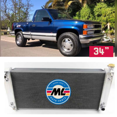 Radiador Silverado  88-97 V8 5.7  34