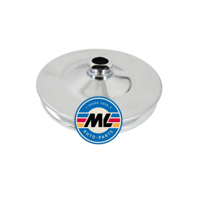 Polea Cromada de Bomba de Dirección Chevy V8 y 6L