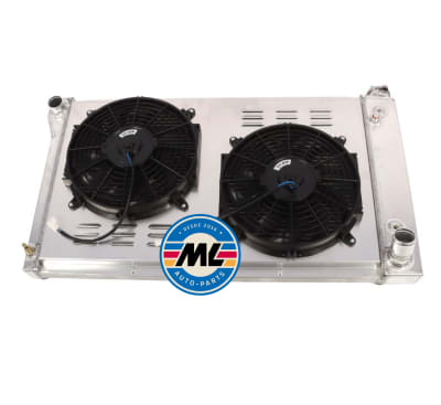 Radiador Chevy C10 67-87 Con electros y soporte1