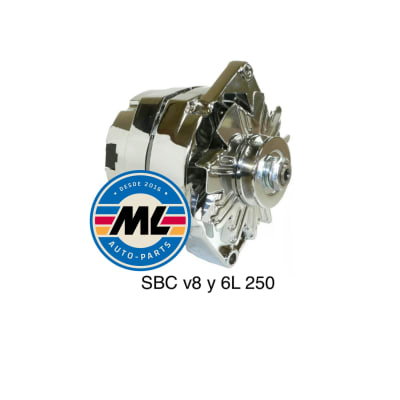 Alternador Chevy Old Cromado 6L 250 ,V8-V6