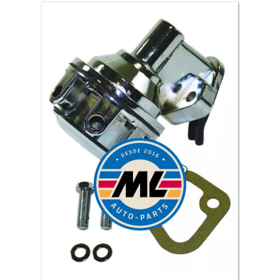 Bomba Bencina V8 Chevy  Small Block Mecánica  Cromada