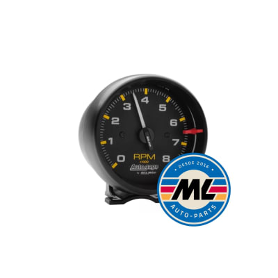 Tacómetro Negro 3 3/4 ATM-2300