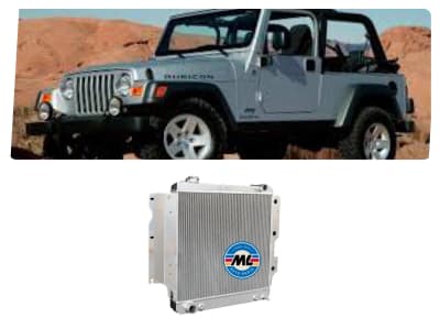 Radiador Jeep Wrangler YJ-TJ 1987-2006 CU2101
