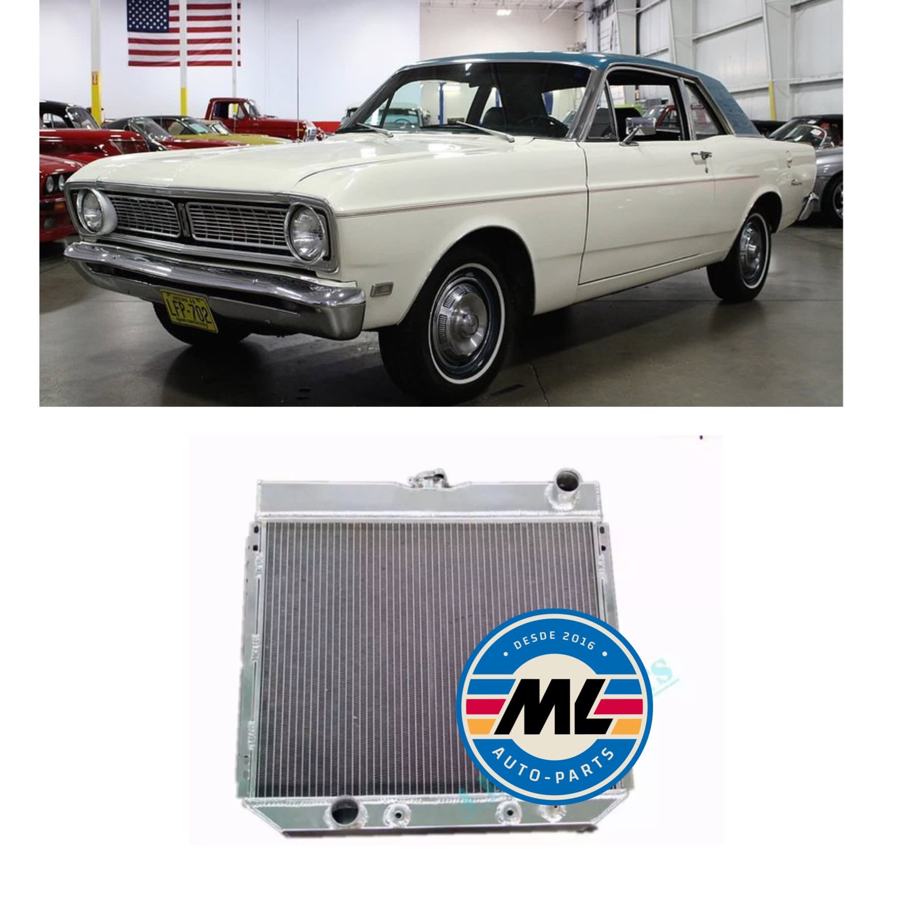 Carcasa Principal De Aluminio Para Transmisión Ford Mustang/Falcon Toploader 1964-1970 - 8 Agujeros