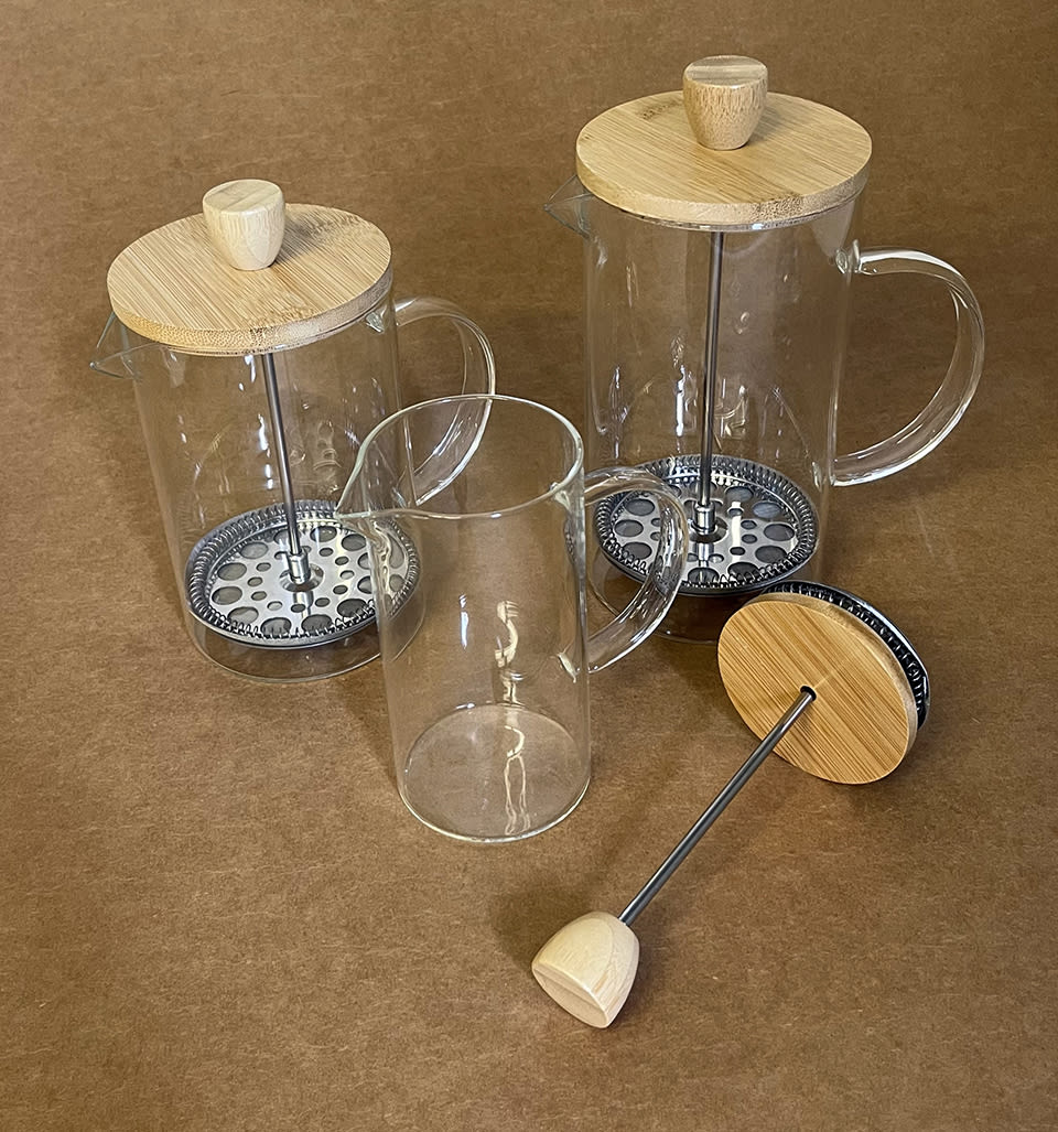 Cafetera tapa madera 1000ml