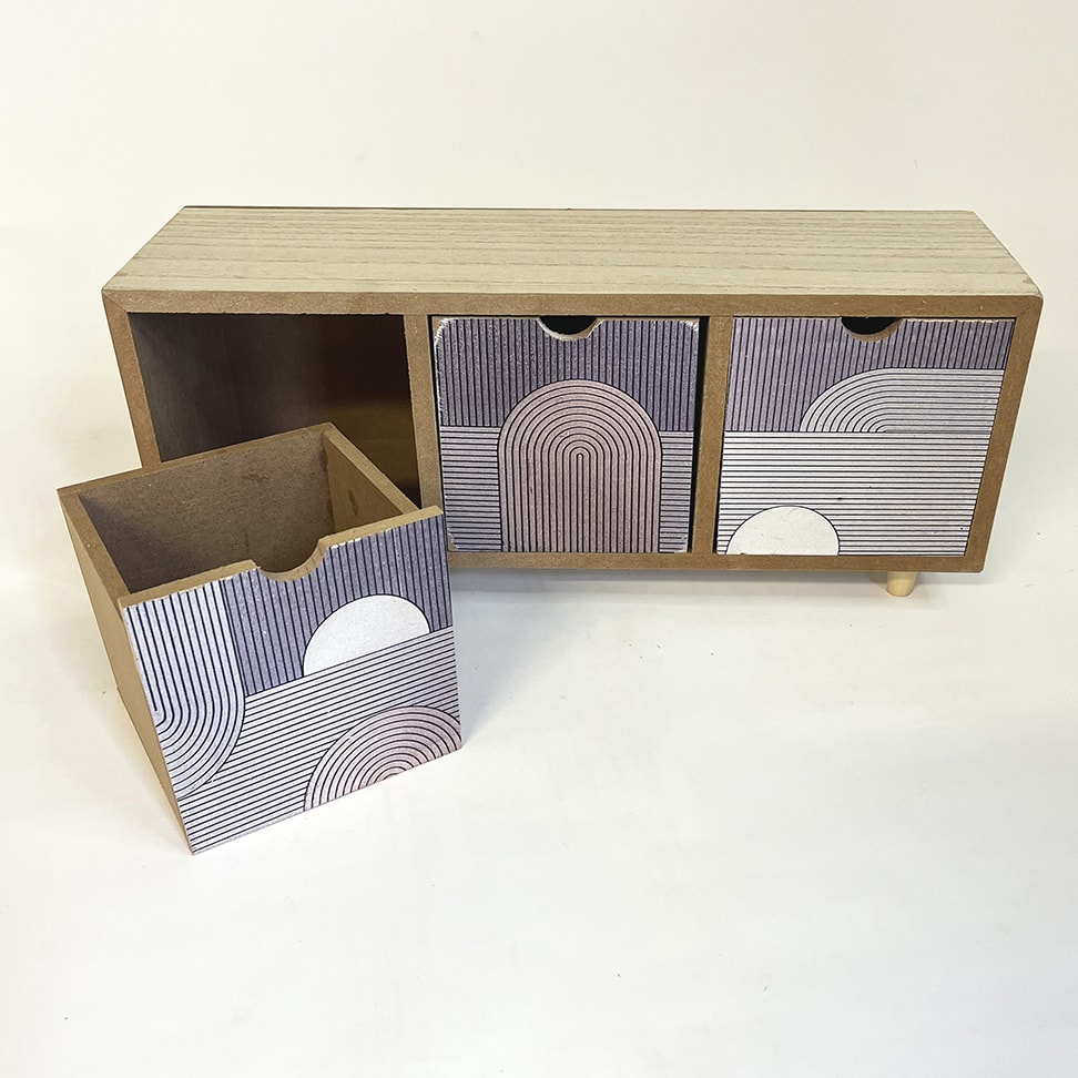 Mini cajonera art deco