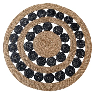 Alfombra Yute Color_3 Negro1