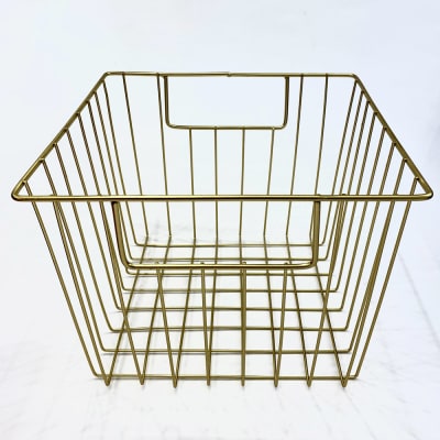 Canasto Cuadrado Dorado1