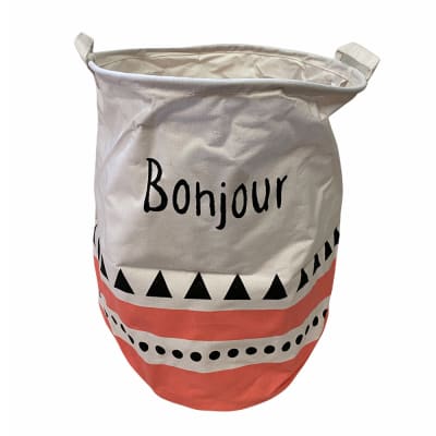 Canasto Ropa Género Diseño Rosado1