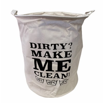 Canasto Ropa Género Diseño Blanco1