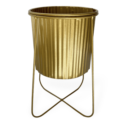 Macetero Atril Dorado Grande2