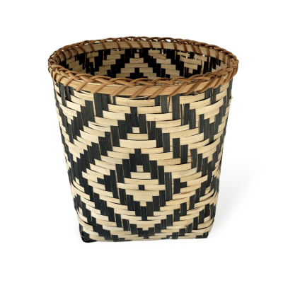 Canasto Redondo Rombos Pequeño1