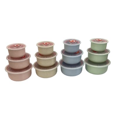 Set 3 tuprer redondo color1