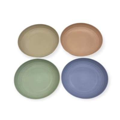 Set 4 platos colores