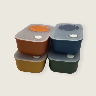 Tupperware rectangular color azul1