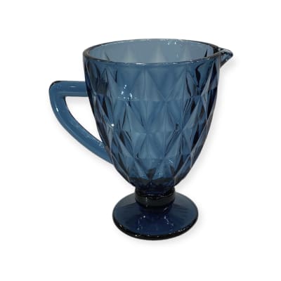 Jarra vintage rombo azul1