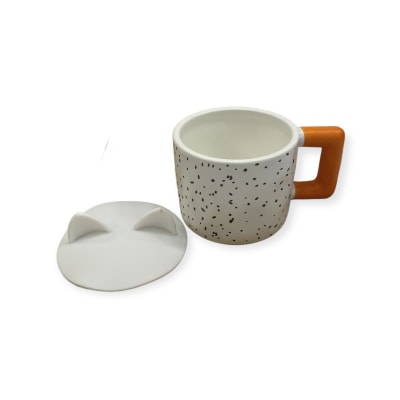 Mug cat color con tapa