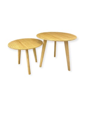 Mesa madera natural pequeña