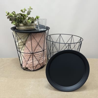 Mesa malla negra m1